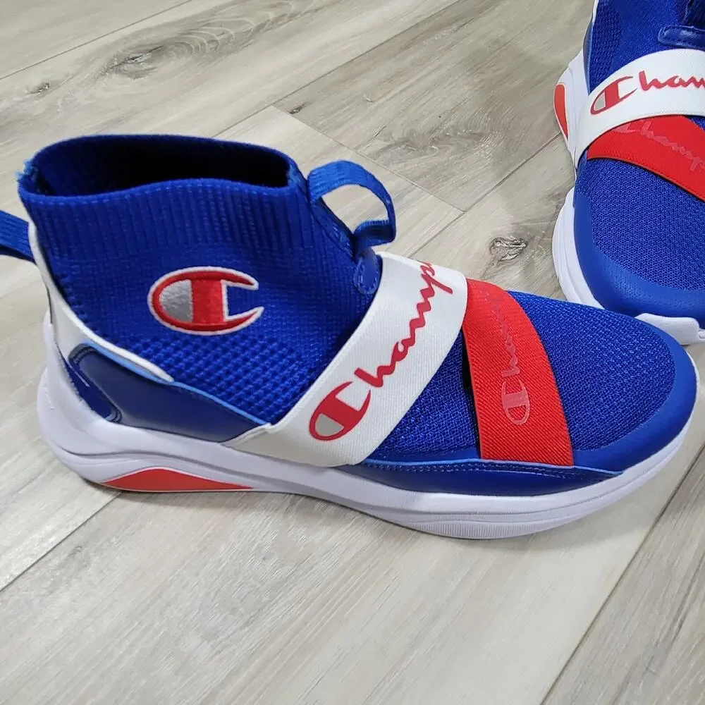 Champion Sneaker Women's 9W White/Blue Lady Legend V Over